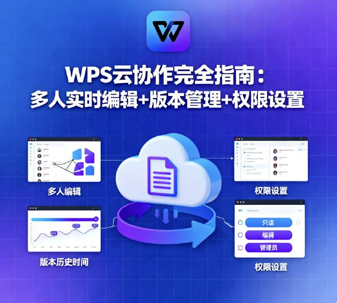 WPS网页版协作多人编辑冲突？同步与权限管理解决办法